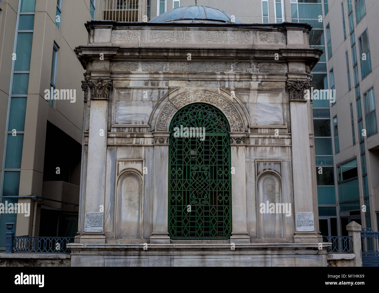 The Masjid Jamek and the Sultan Abdul Samad building in the heart Istanbul, Turkey. Stock Photo