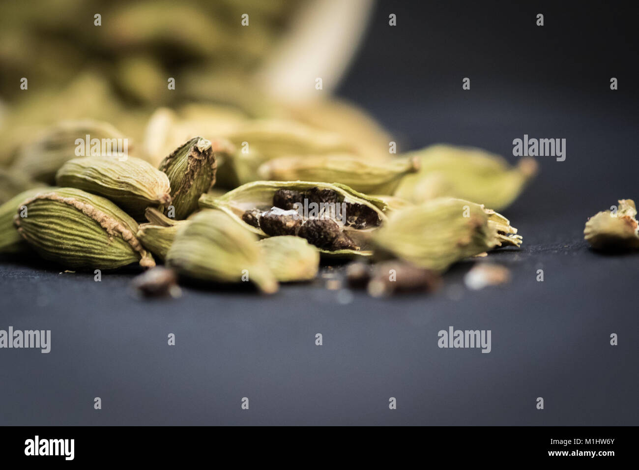 Green cardamom pods seeds close hires stock photography and images Alamy