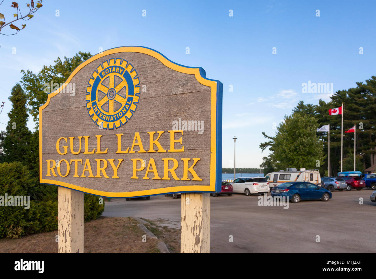 Gull Lake Rotary Park in Gravenhurst, Ontario, Canada Stock Photo Alamy