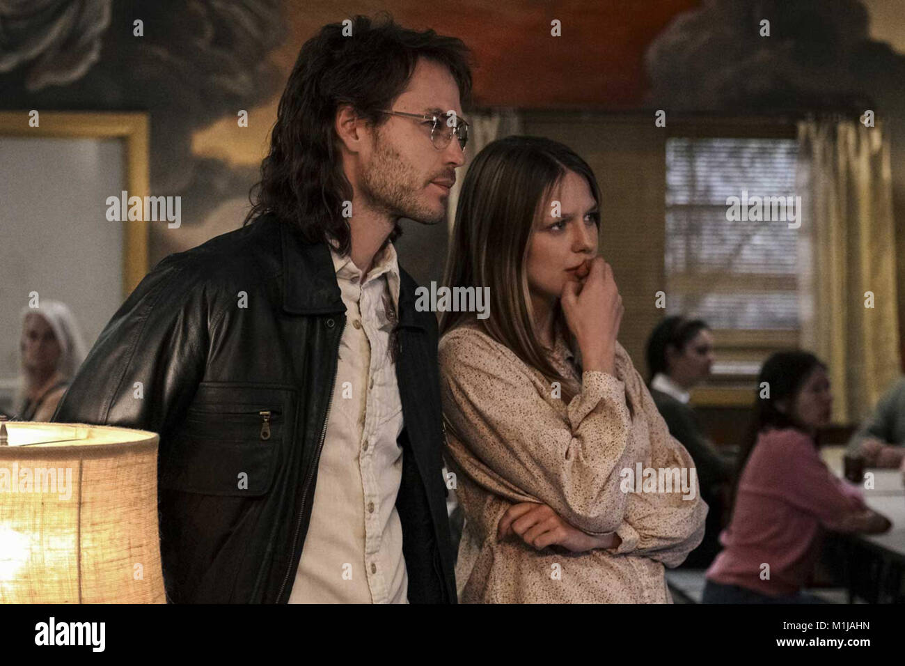 WACO, from left Taylor Kitsch (as David Koresh), Melissa Benoist (as