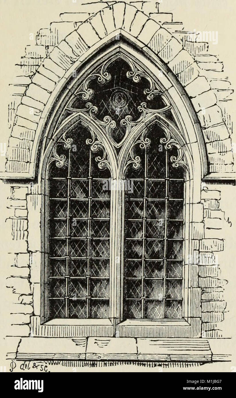 Introduction Study Gothic Architecture 1877 High Resolution Stock