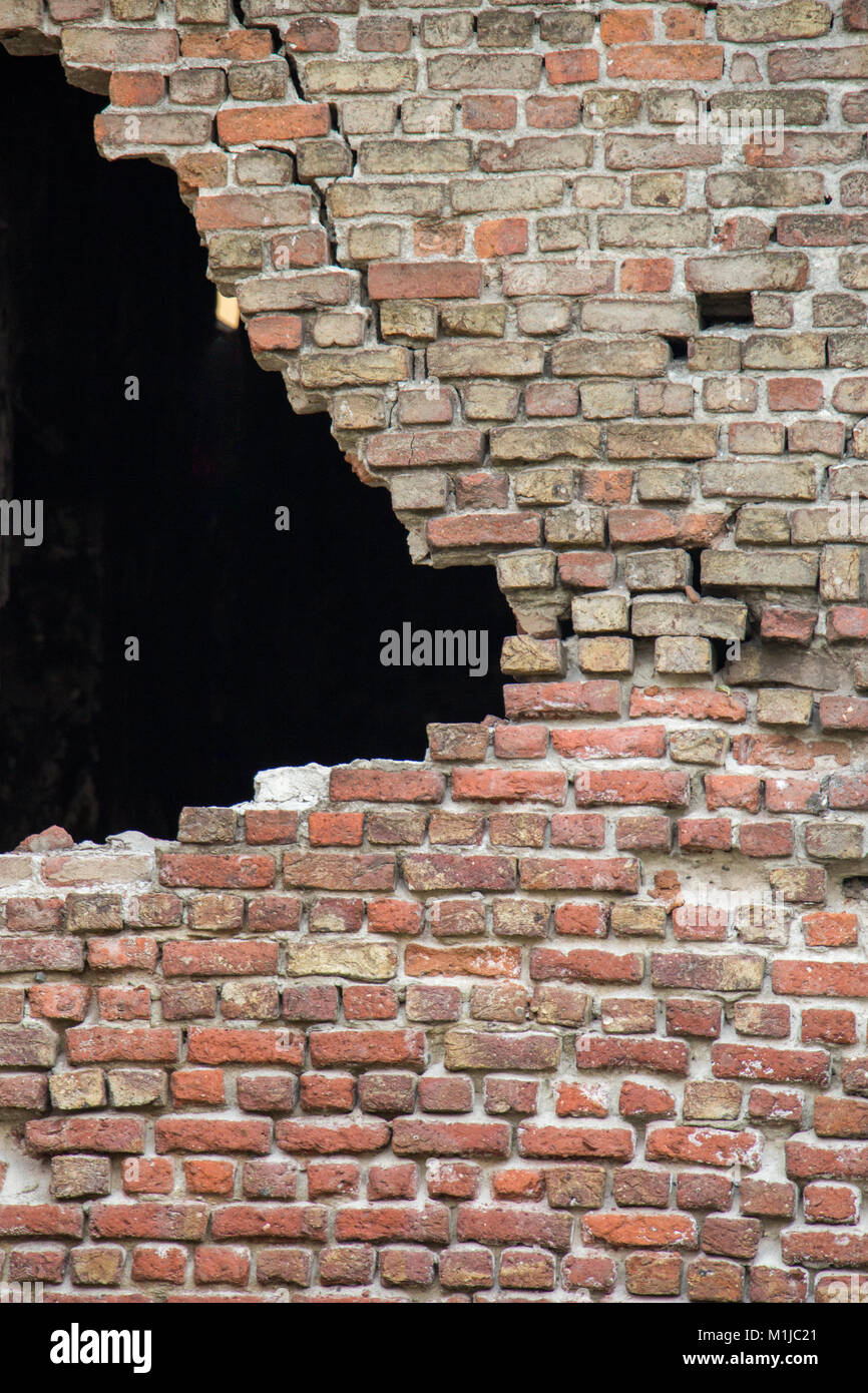 Old grunge brick wall as a background Stock Photo - Alamy