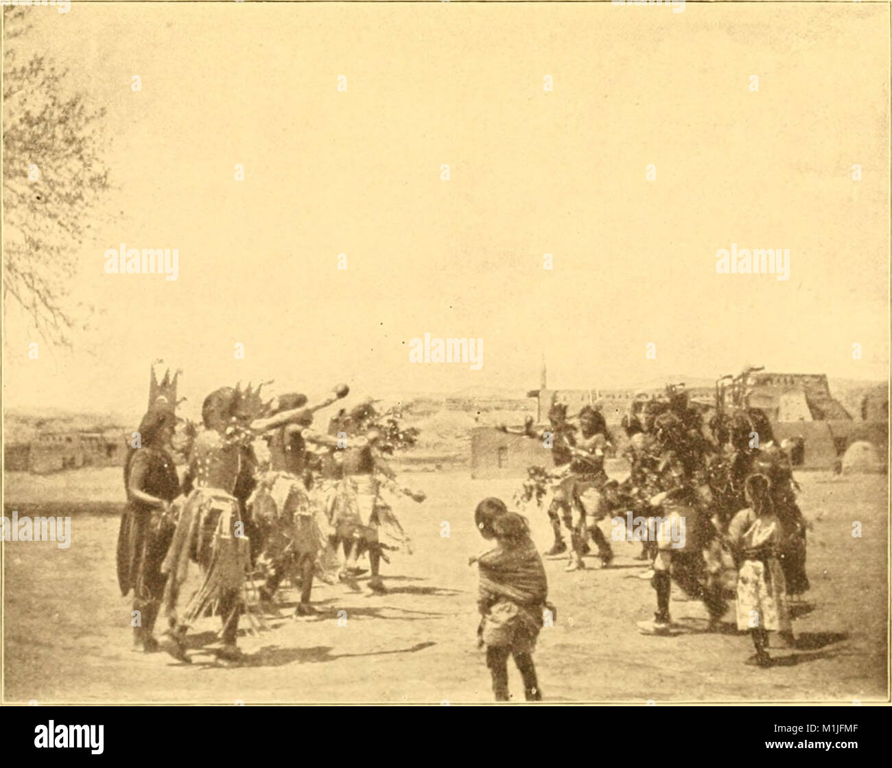 Among the Pueblo Indians (1895) (14782560112) Stock Photo