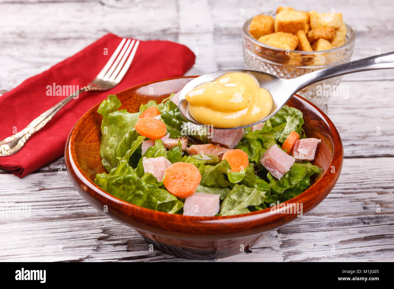 Mustard Dressing Recipe For Spinach Salad - Creamy Caesar Dressing Recipe