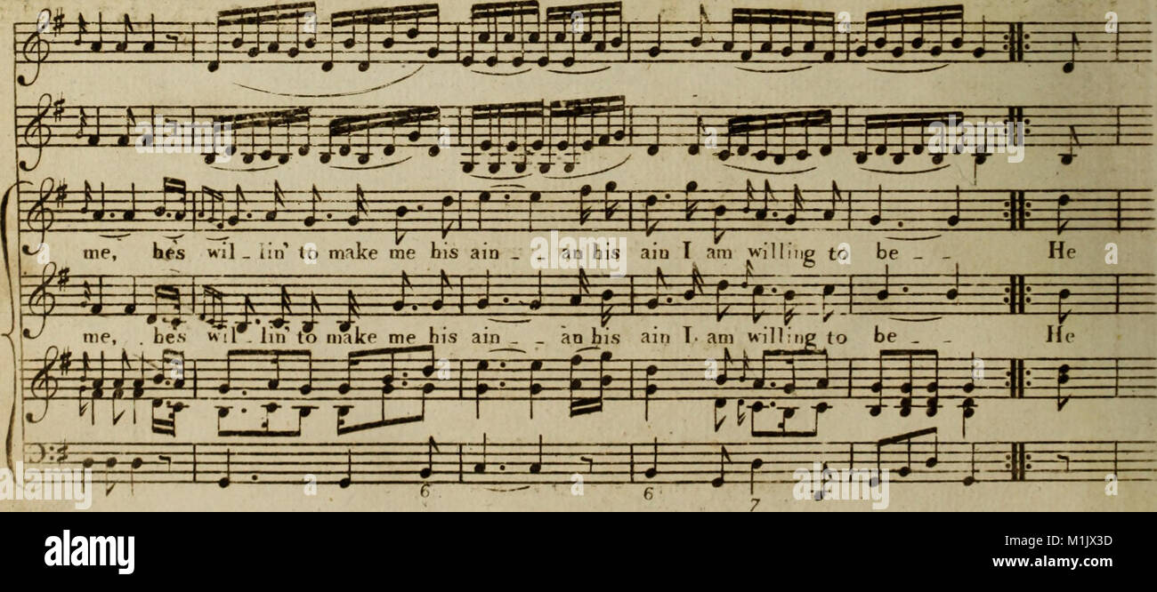 Traditional Scots Script Scots folk songs hi-res stock photography and images - Alamy
