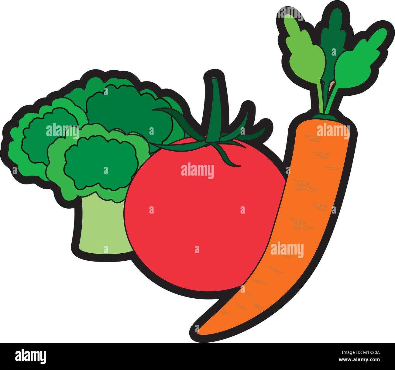 Isolated vegetables design Stock Vector Image & Art - Alamy