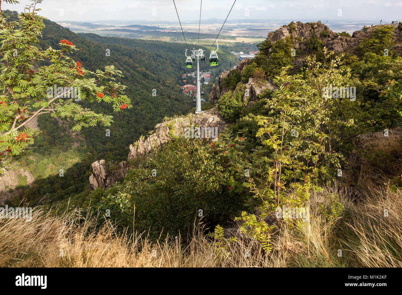 Thale Seilbahnen Erlebniswelt Harz Stock Photo - Alamy