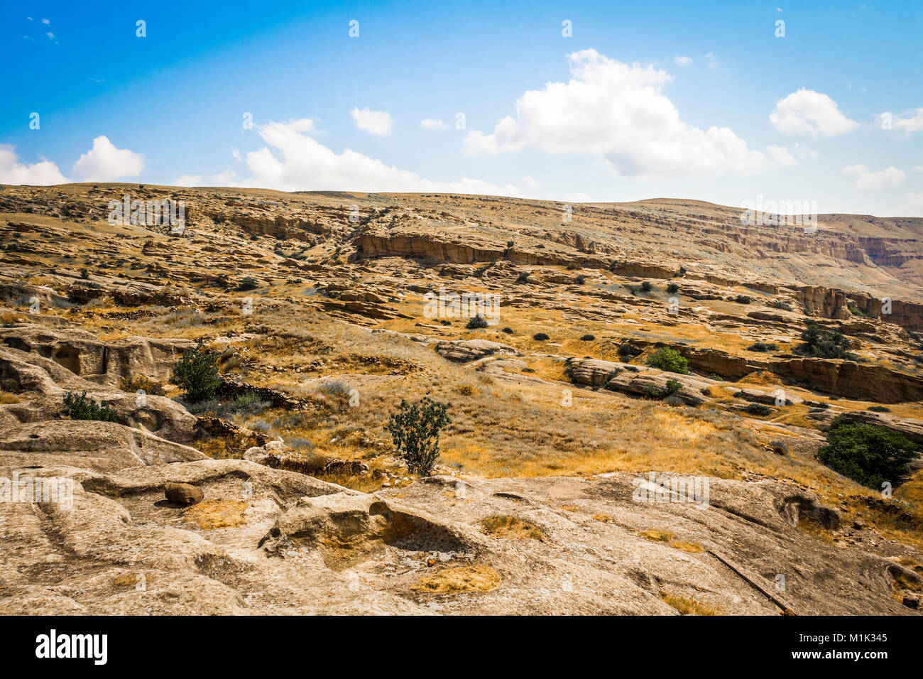 Mountain landscapes of the basaltic surface of the earth Stock Photo ...