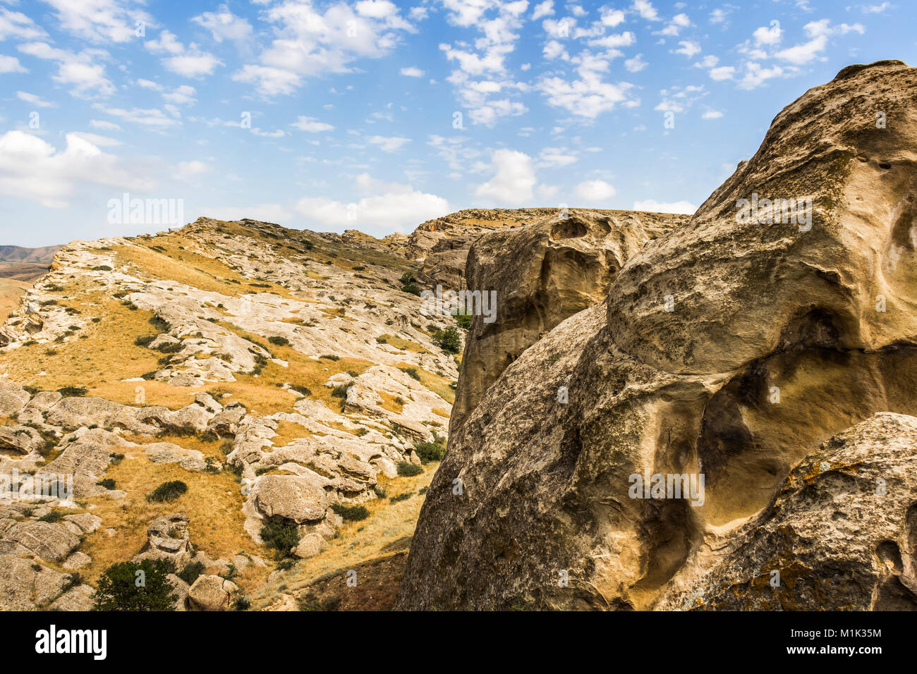 Mountain landscapes of the basaltic surface of the earth Stock Photo ...