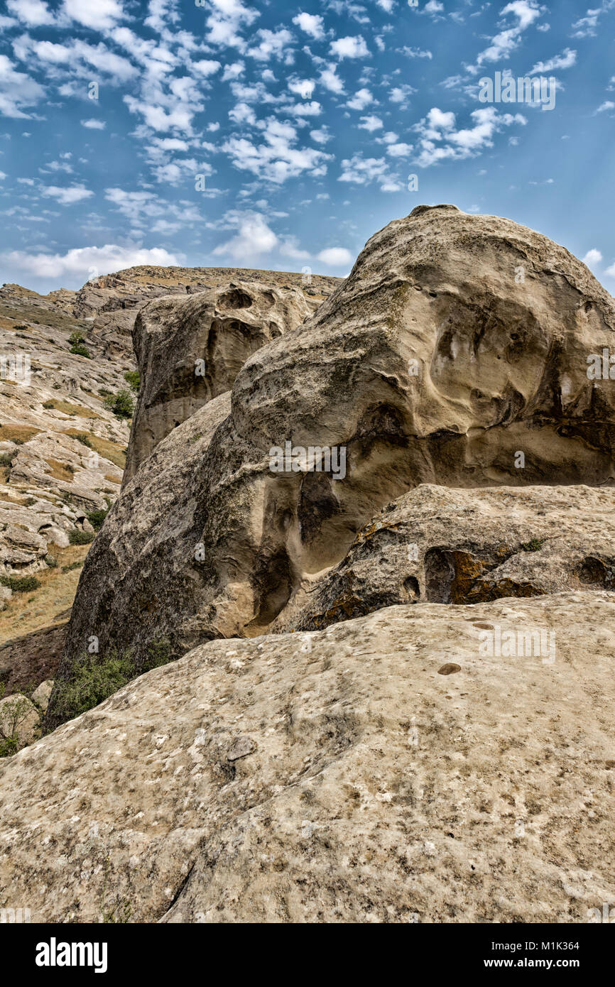Mountain landscapes of the basaltic surface of the earth Stock Photo ...