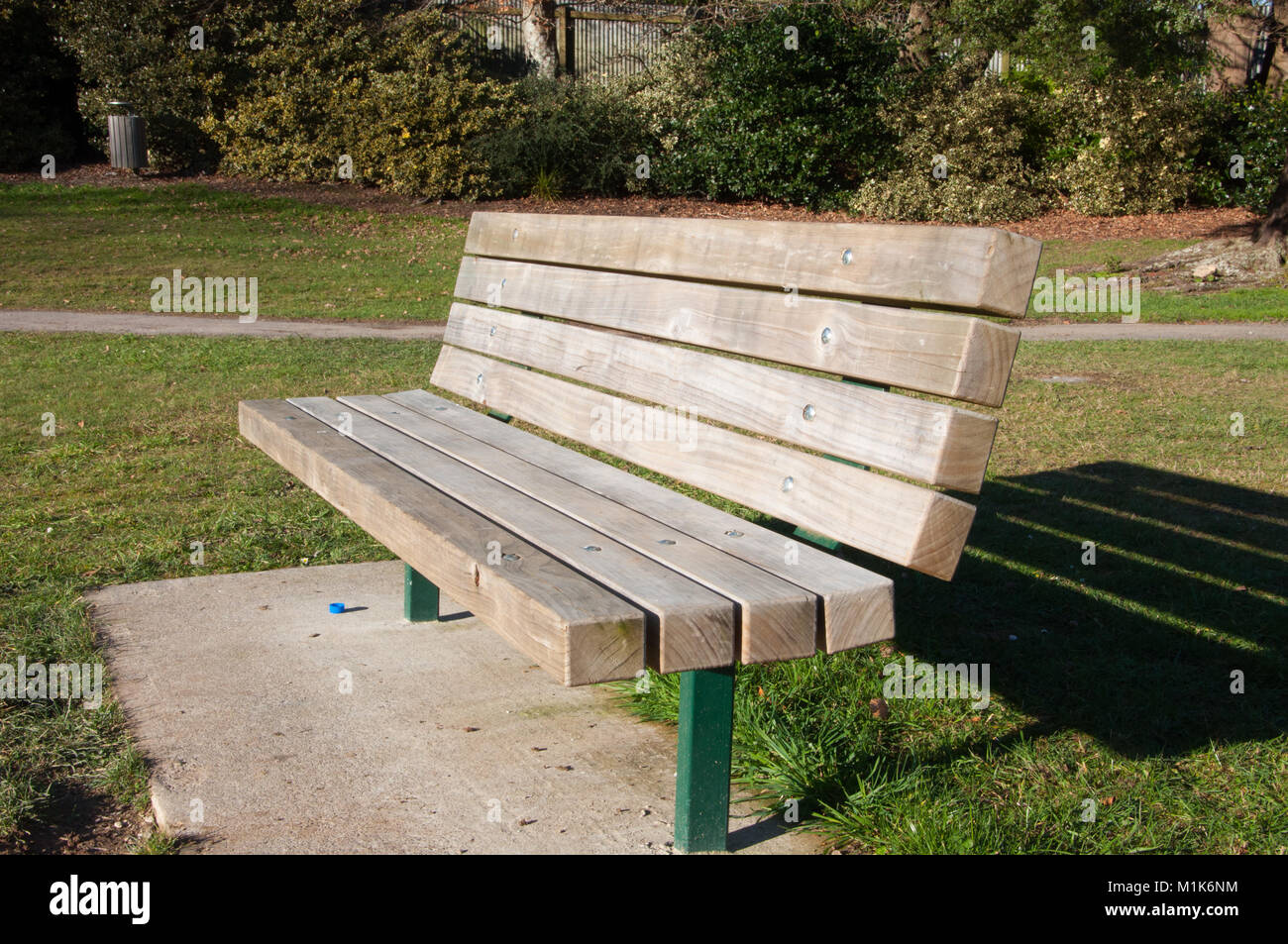 Park Bench Seat Stock Photo 173140736 Alamy