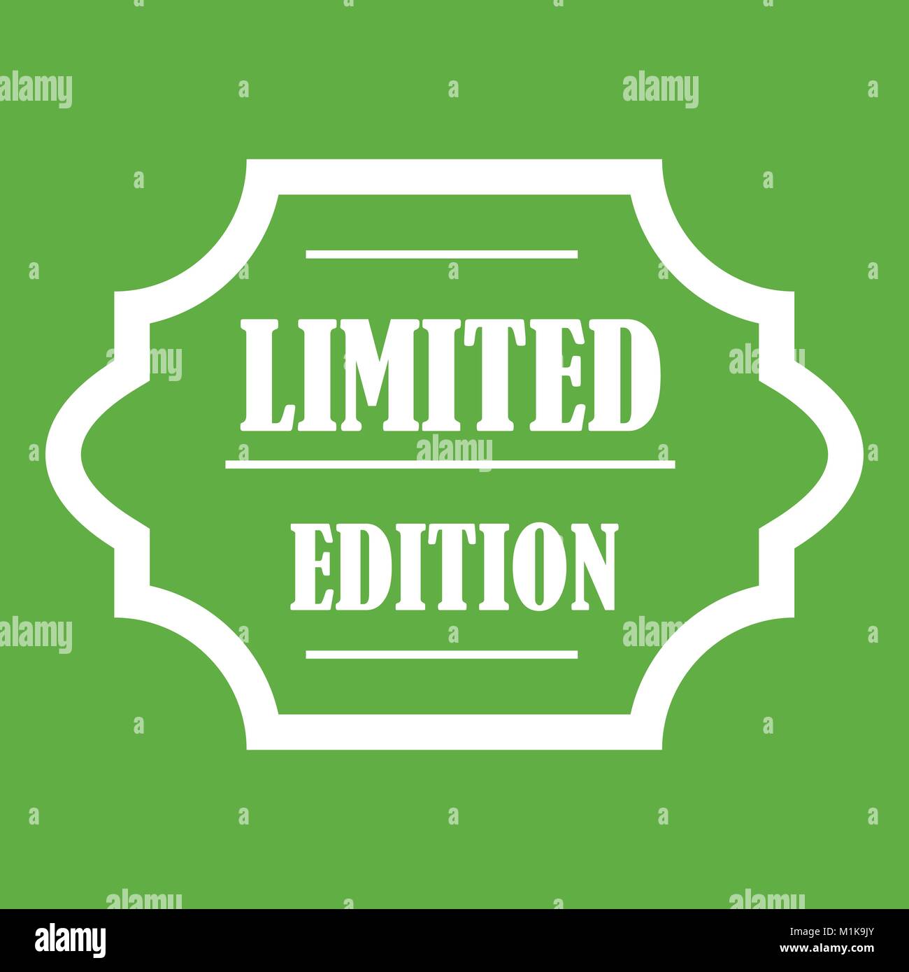 Limited edition icon green Stock Vector Image & Art - Alamy