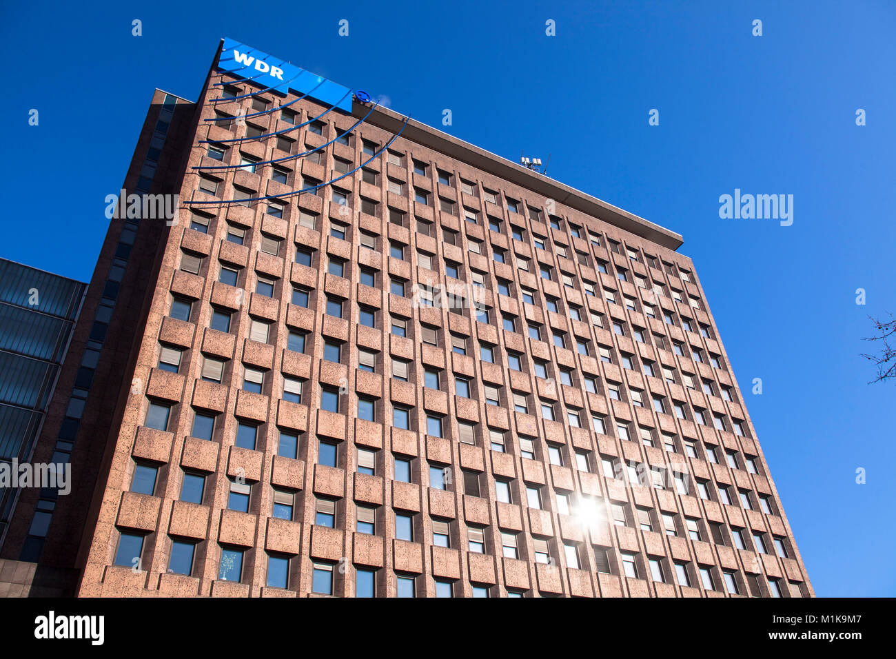Germany, Cologne, the Archivhaus building of the Westdeutscher Rundfunk or West German Broadcasting Cologne, a German public-broadcasting institution  Stock Photo