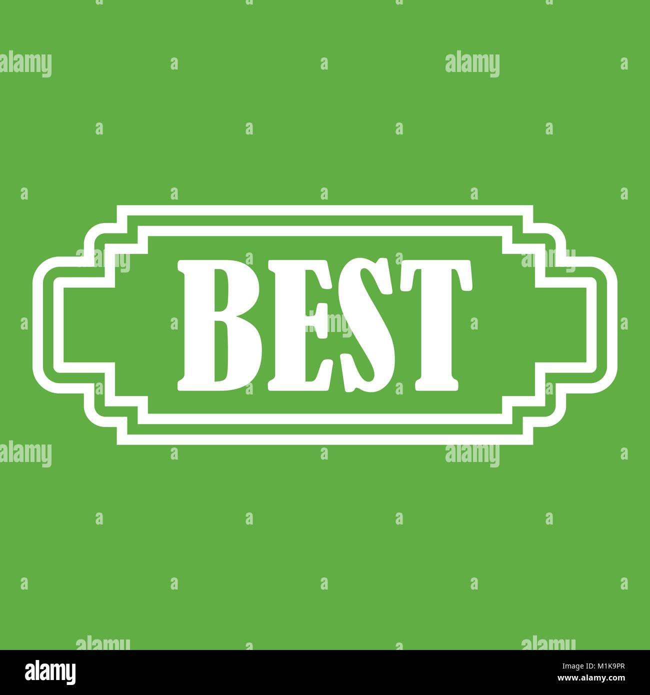 Best rectangle label icon green Stock Vector Image & Art - Alamy