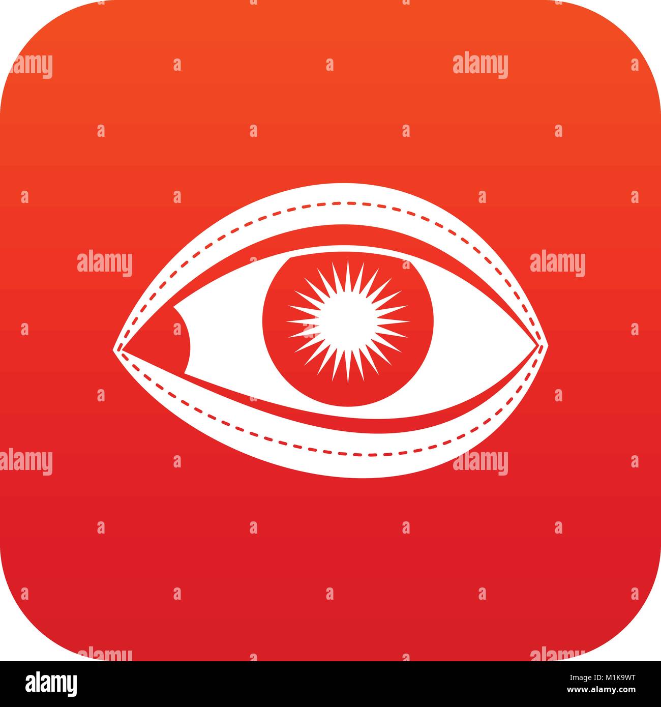 Plastic surgery of eye icon digital red Stock Vector Image & Art - Alamy