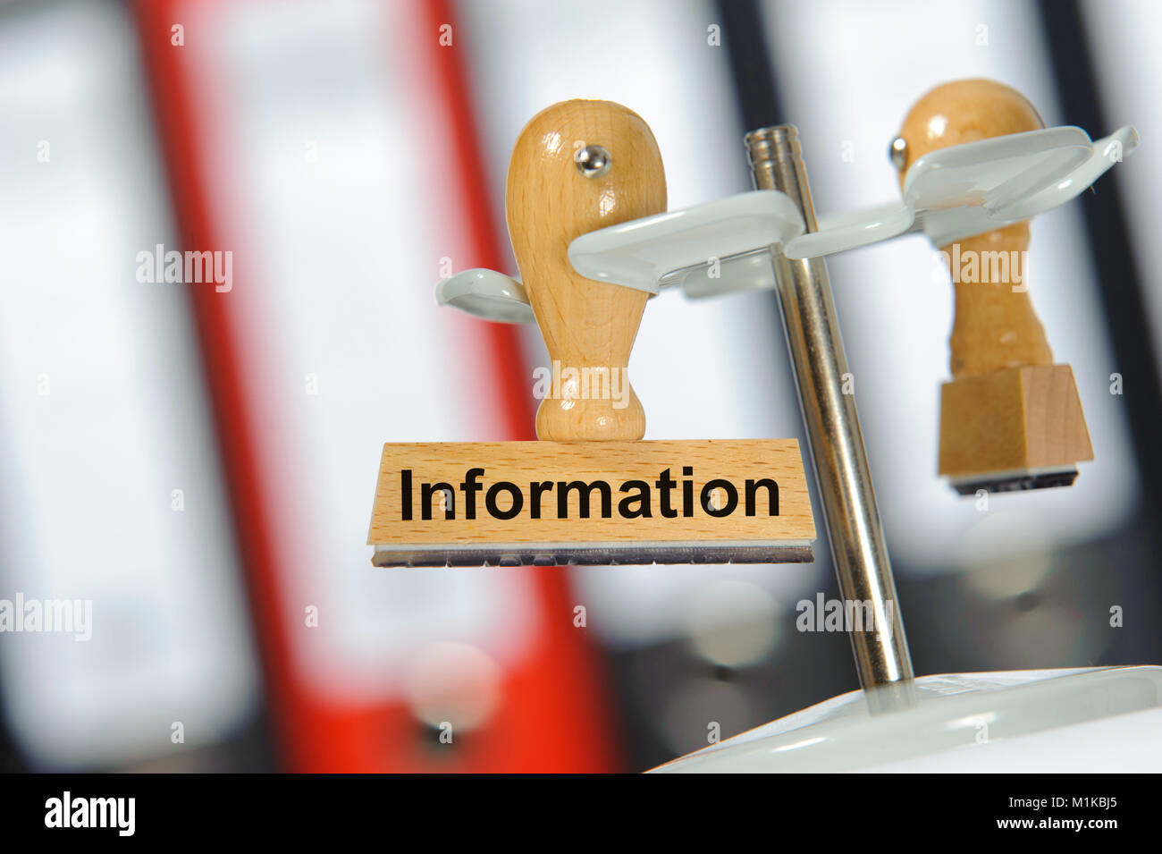 Information printed on rubber stamp Stock Photo - Alamy