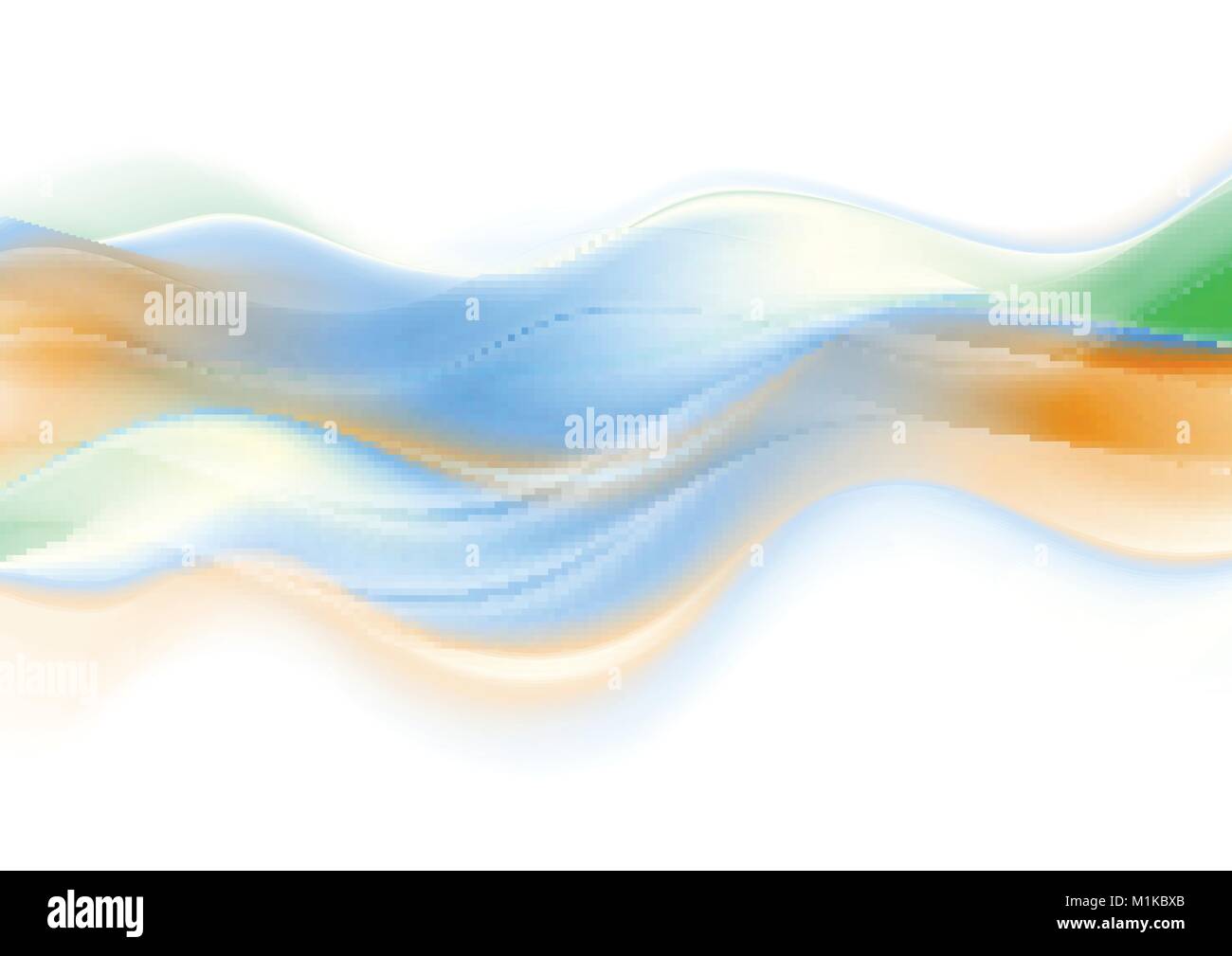 Abstract colorful smooth blurred waves background. Vector shiny design ...