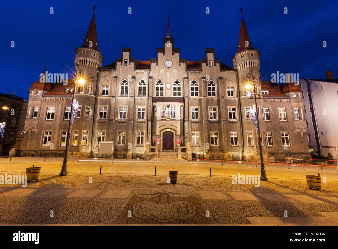 Walbrzych City Hall Walbrzych Lower Silesian Poland Stock Photo Alamy