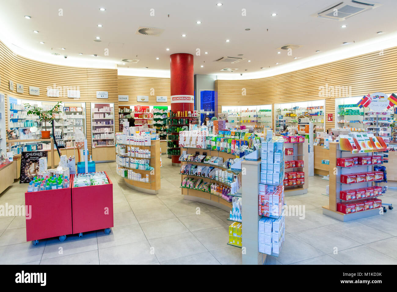 The inside of the pharmacy in Berlin, Germany Stock Photo Alamy