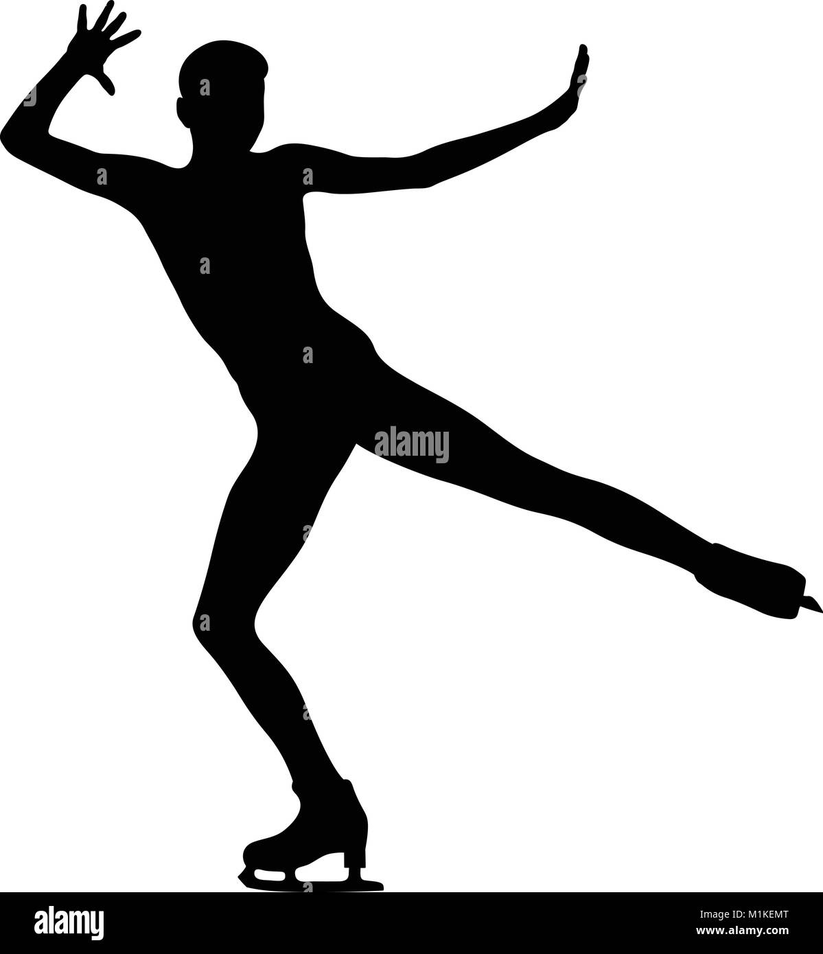 Figure skating pair Black and White Stock Photos & Images Alamy
