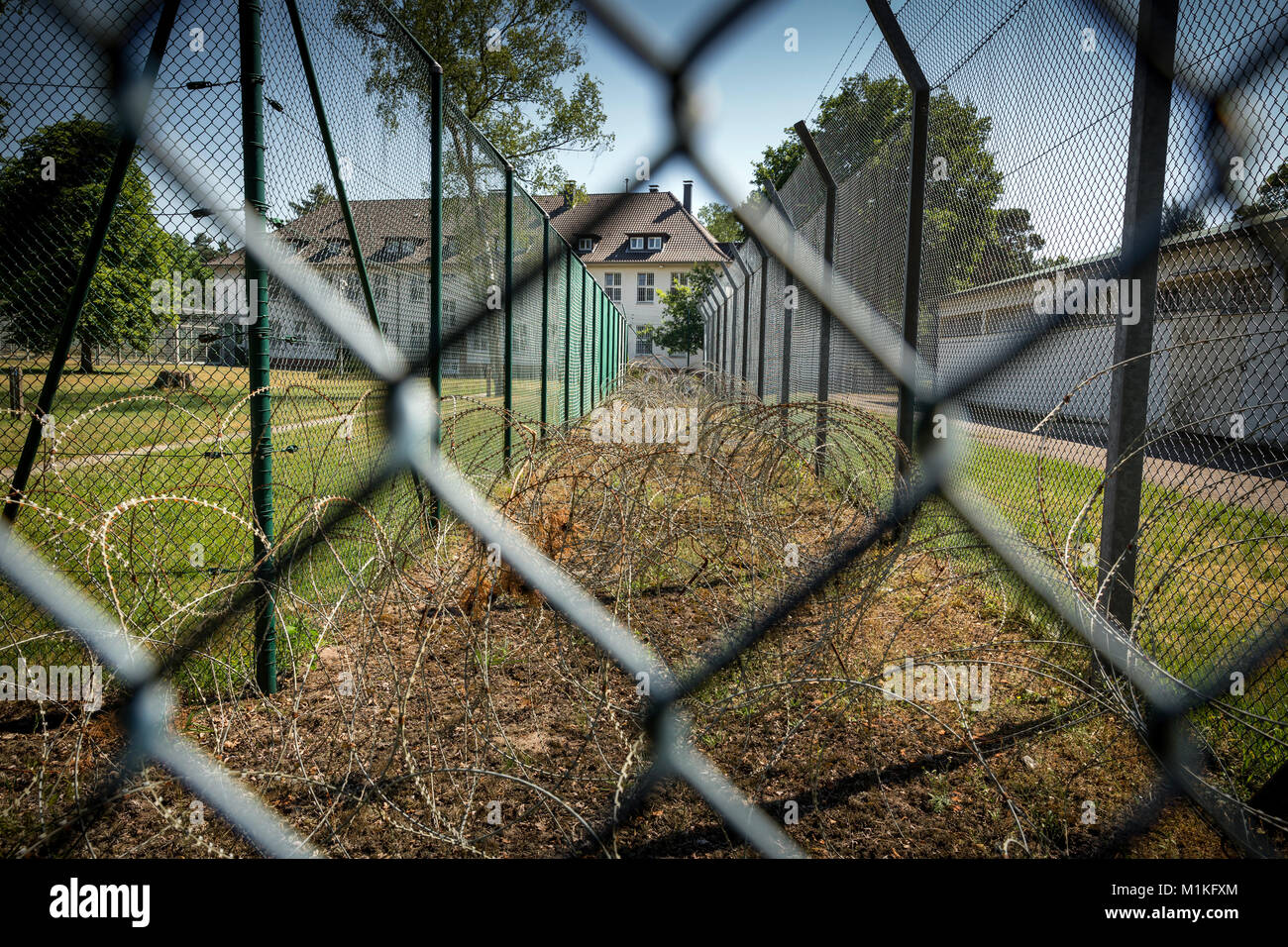 In the care department of the senior prison in Hövelhof the prisoners are looked after behind bars. Stock Photo