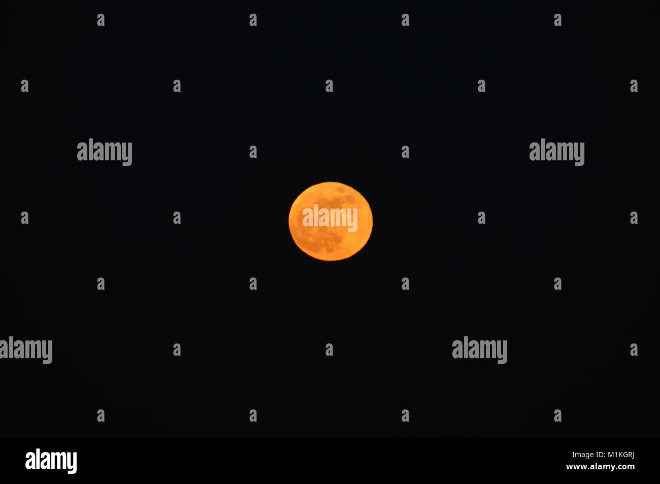 A super blue blood moon Stock Photo - Alamy