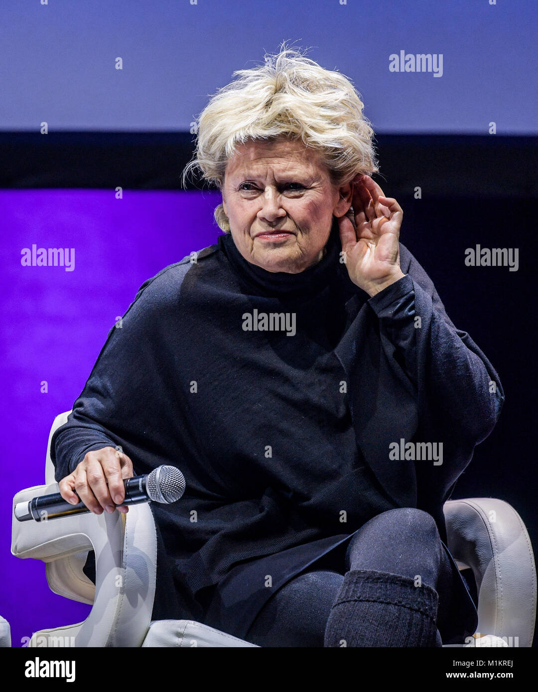 Hamburg Germany 31st Jan 2018 The Danish Singer Gitte Haenning
