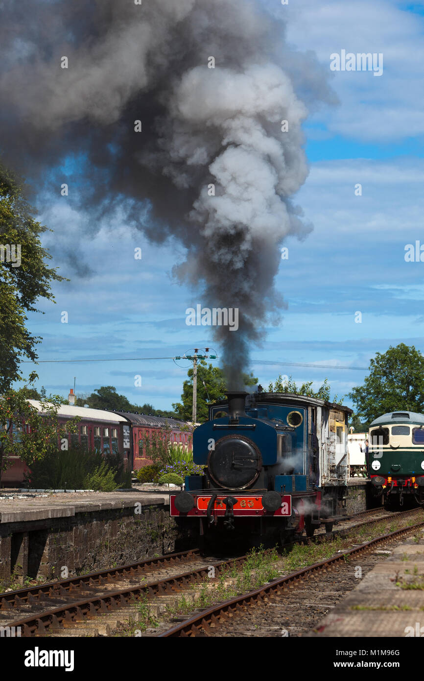 steam engine Caledonian railways Montrose Scotland Stock Photo