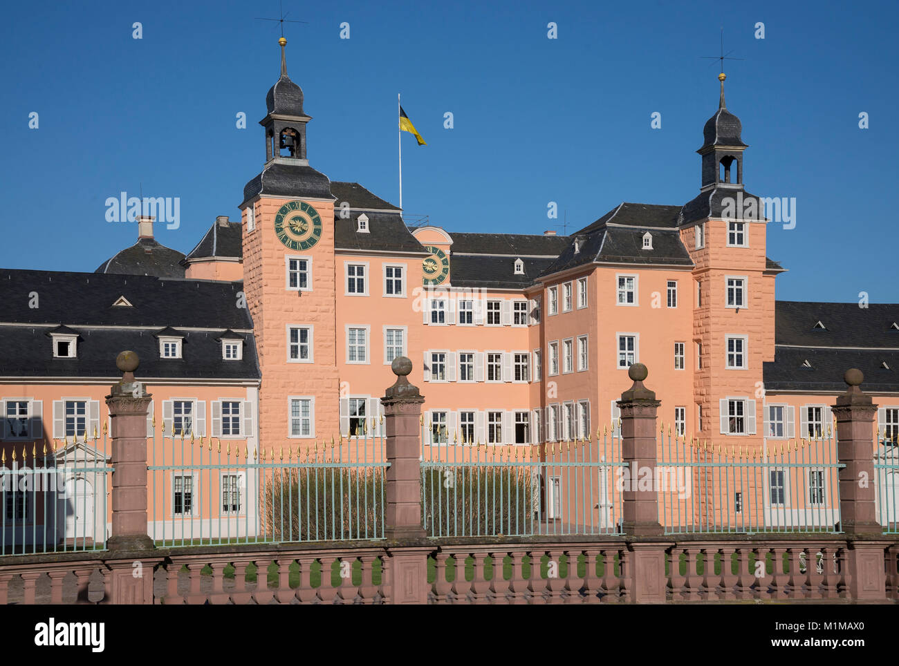 Schloss Schwetzingen, Schwetzingen- Palace, Schwetzingen, Baden-Wurttemberg, Germany, Europe Stock Photo