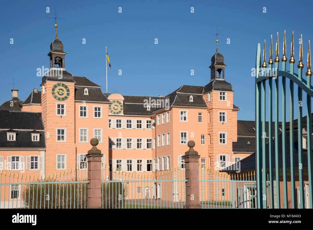 Schloss Schwetzingen, Schwetzingen- Palace, Schwetzingen, Baden-Wurttemberg, Germany, Europe Stock Photo