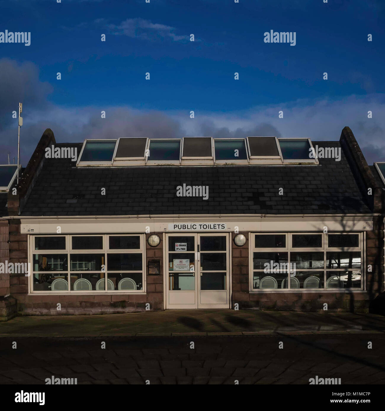 Public Toilets Bangor Stock Photo Alamy