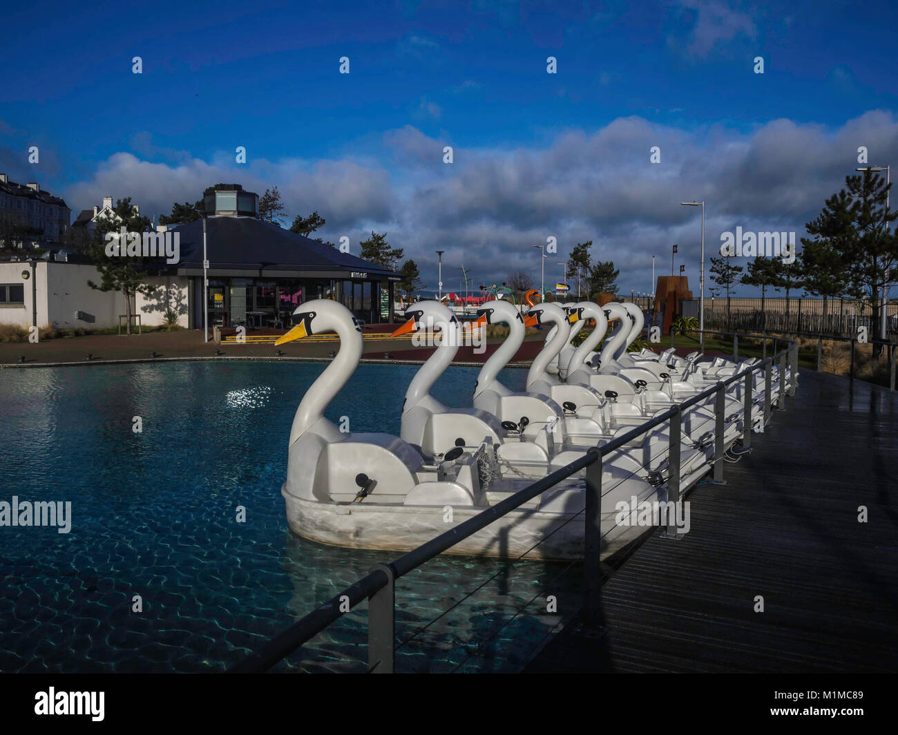 Swan Pedalo Stock Photos &amp; Swan Pedalo Stock Images - Alamy