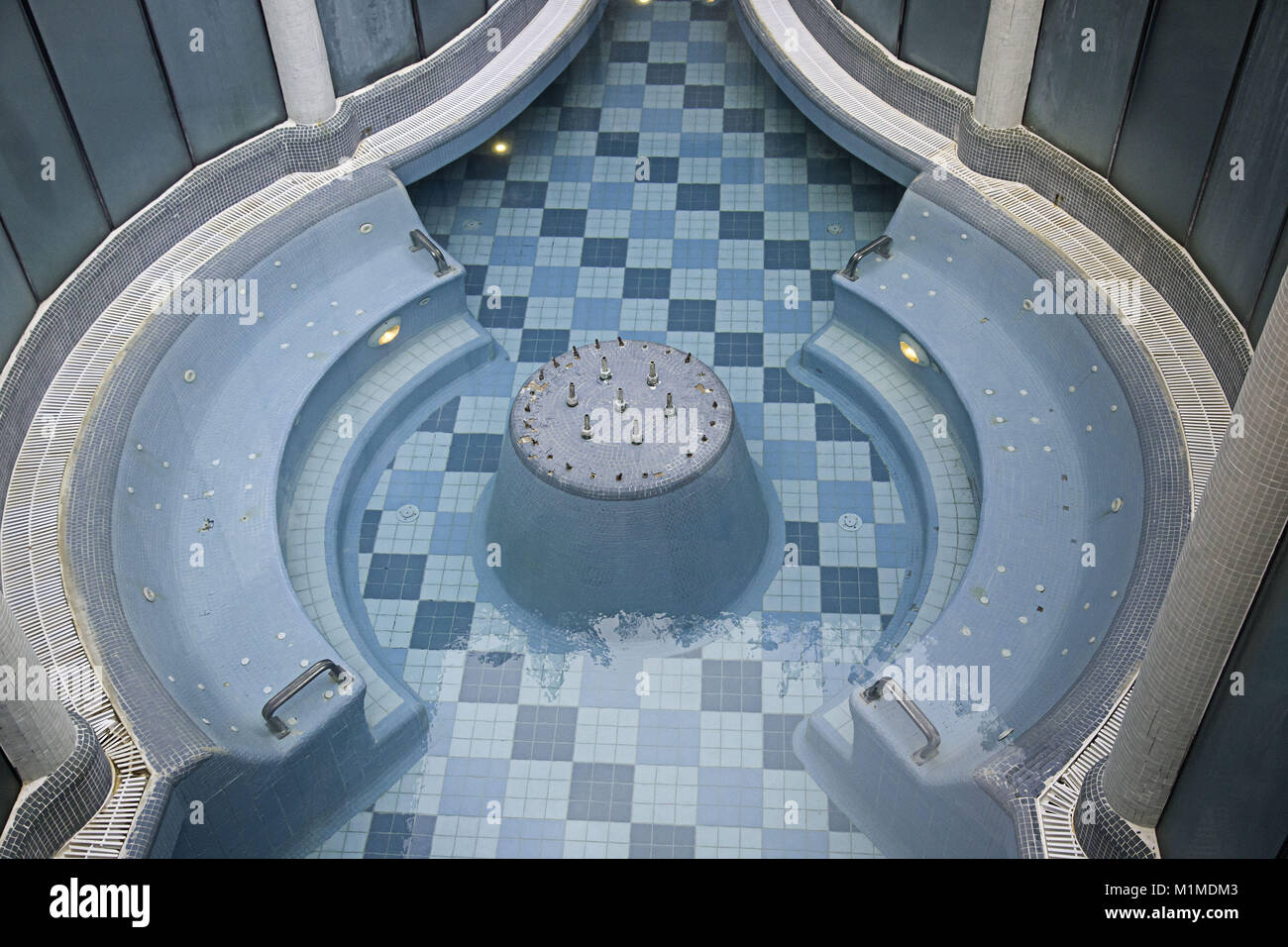 Jacuzzi with pool in spa, relaxation and health, sports Stock Photo Alamy