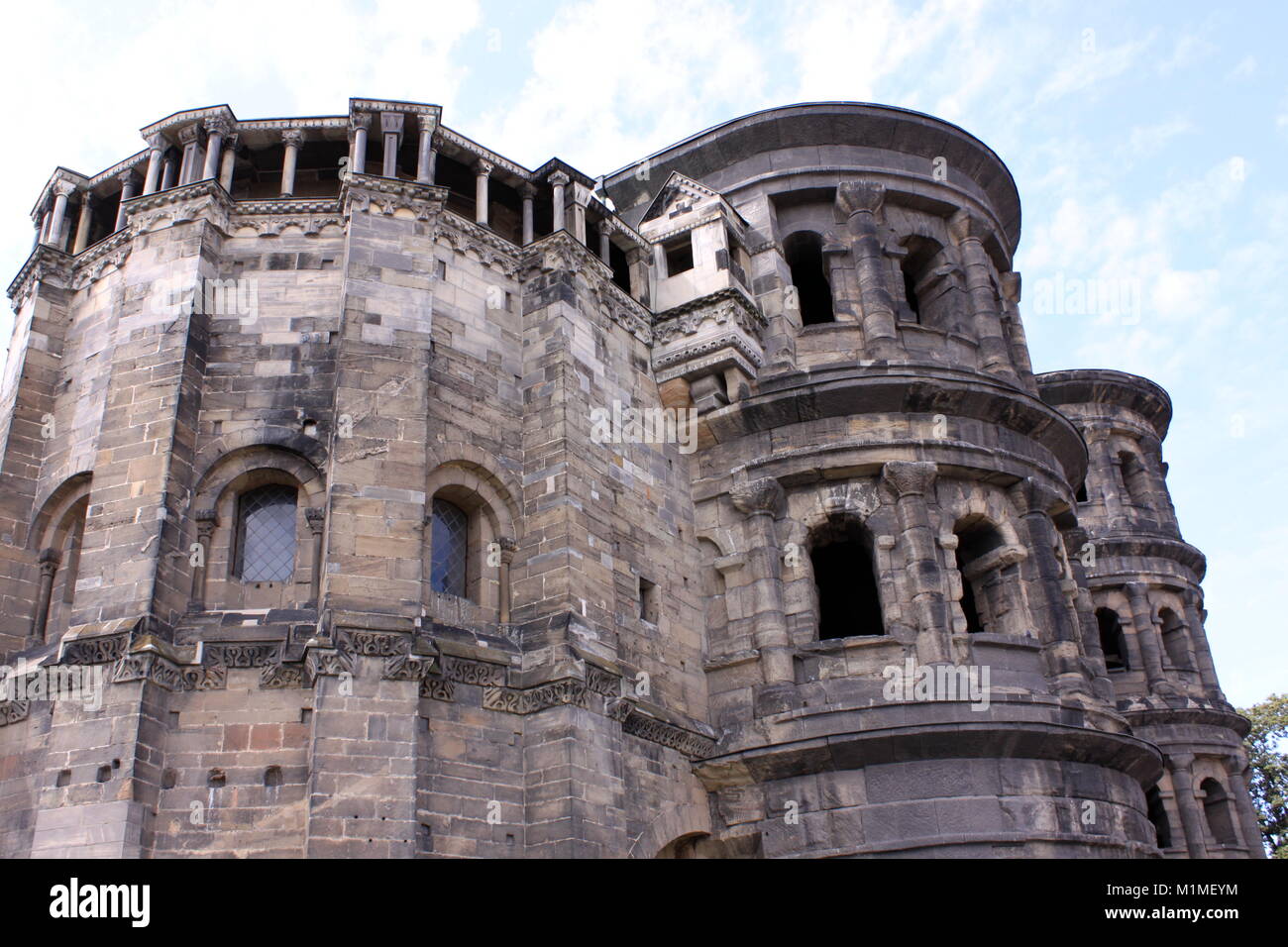 Roman Porta Negra, Trier, Germany Stock Photo