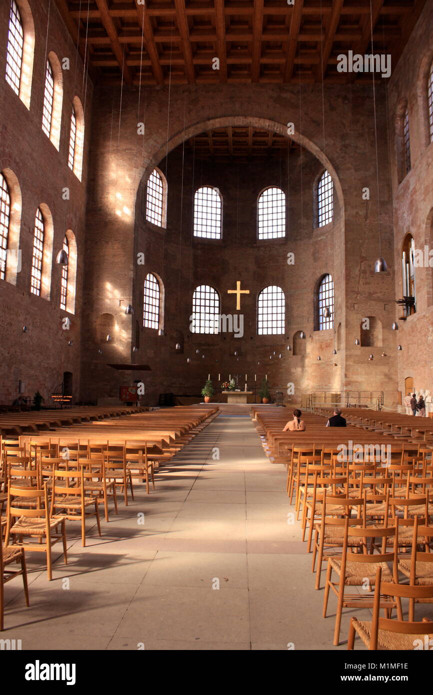 Basilica of Constantine, Trier, Germany, Malcolm Buckland Stock Photo