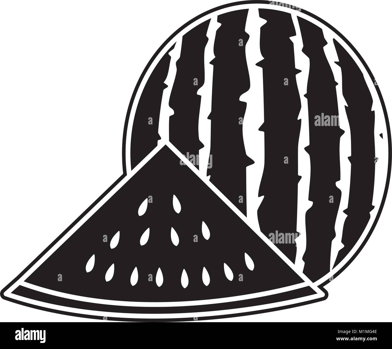Isolated watermelon design Stock Vector Image & Art - Alamy