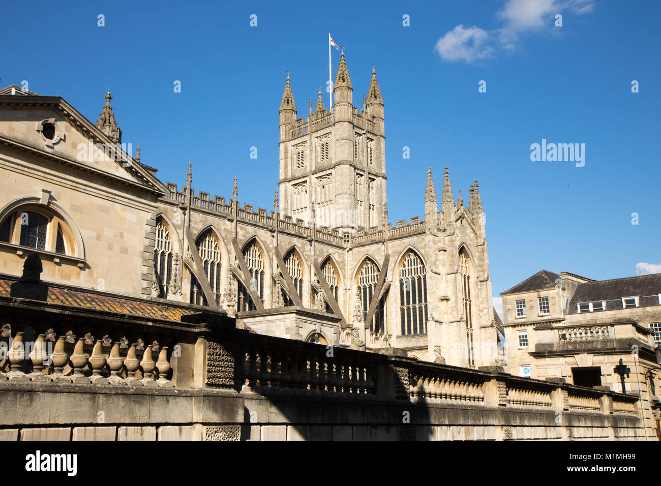 Distant View of Bath Abbey, Bath Stock Photo - Alamy