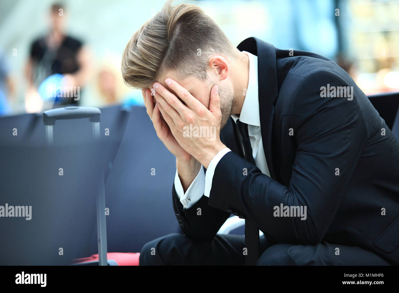 Missed airplane flight hi-res stock photography and images - Alamy