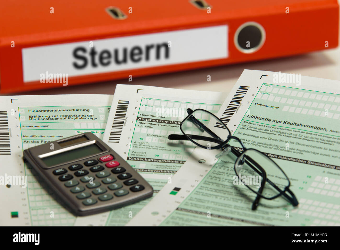 Steuern, Finanzamt Stock Photo