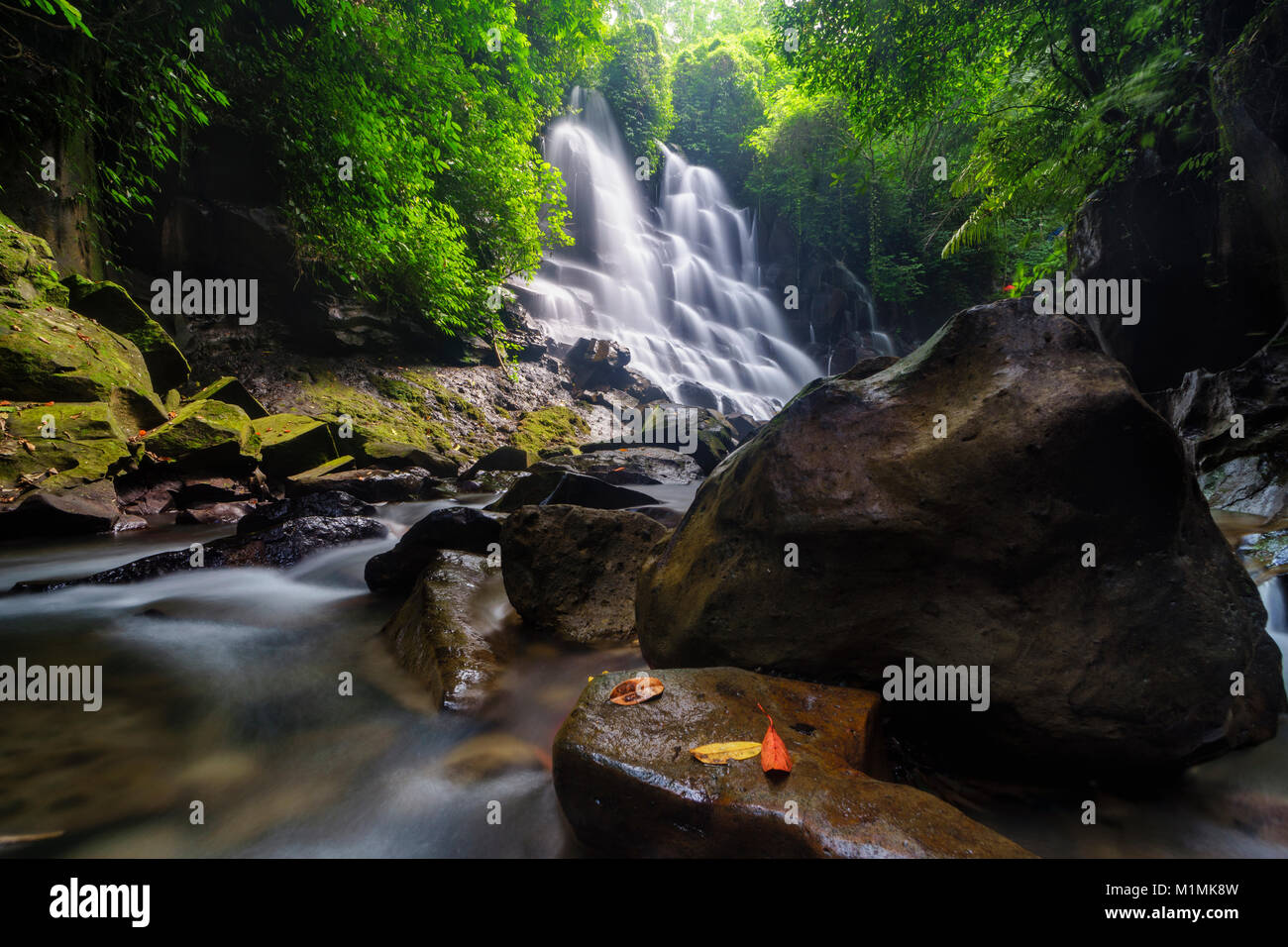 Kanto lampo waterfall, Gianyar, Bali, Indonesia Stock Photo