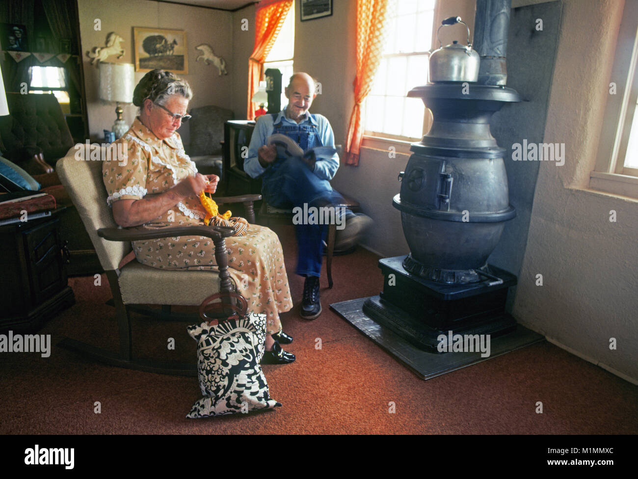 Wood Burning Stove Family Stock Photos & Wood Burning Stove Family