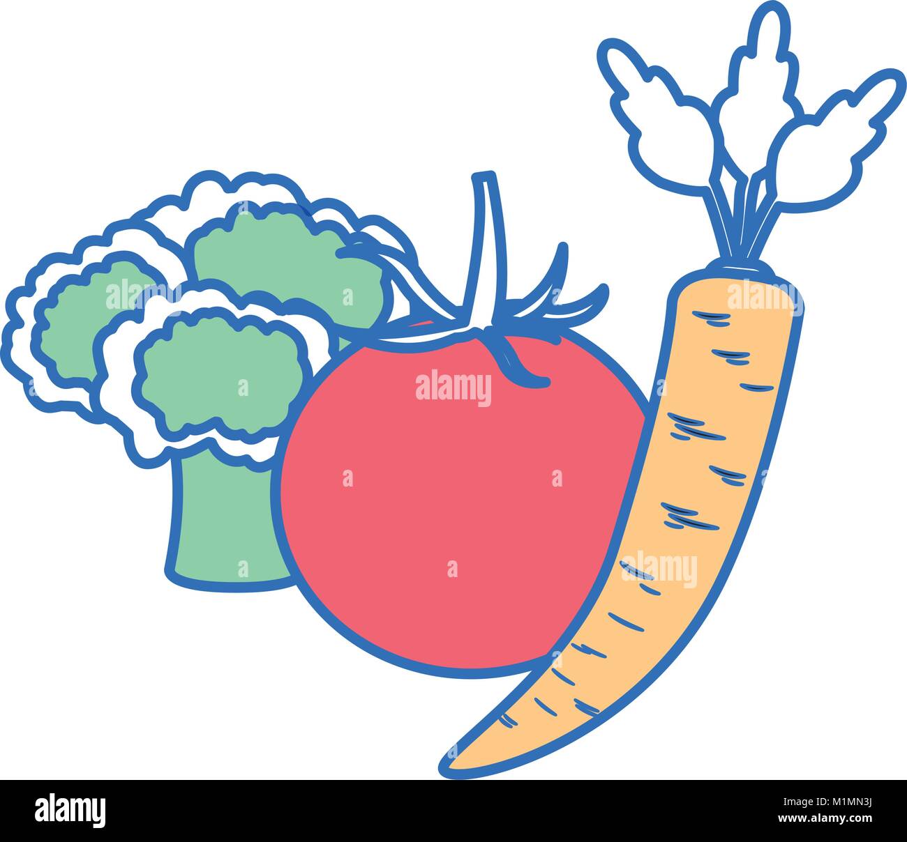 Isolated vegetables design Stock Vector Image & Art - Alamy