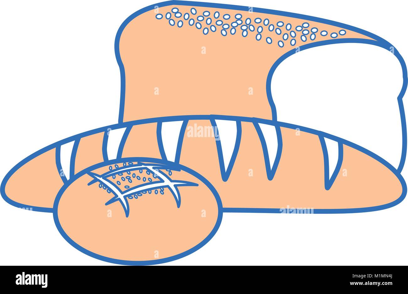Isolated bread design Stock Vector Image & Art - Alamy