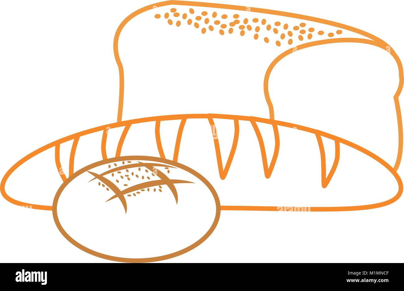 Isolated bread design Stock Vector Image & Art - Alamy