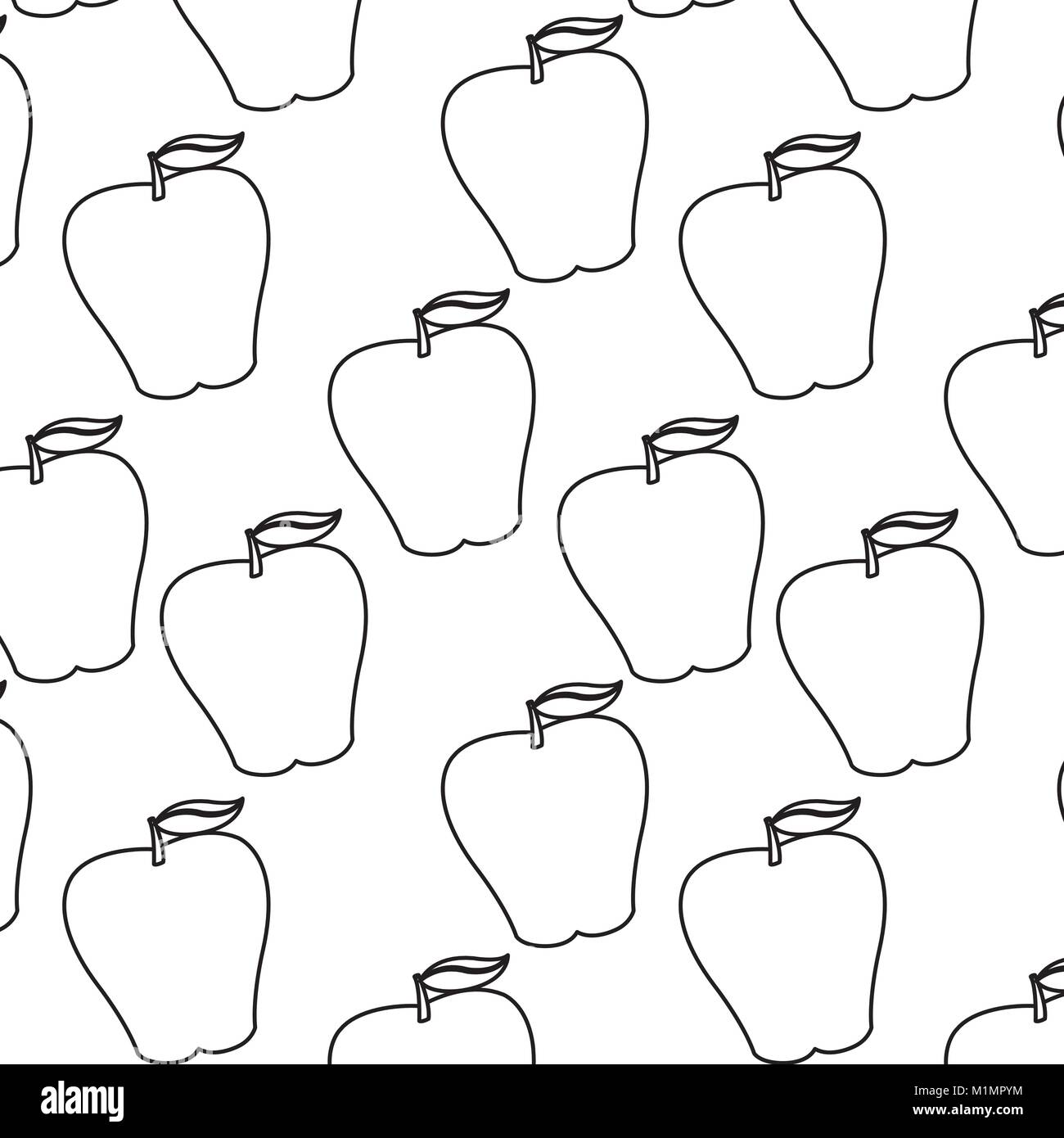 Isolated apple design Stock Vector