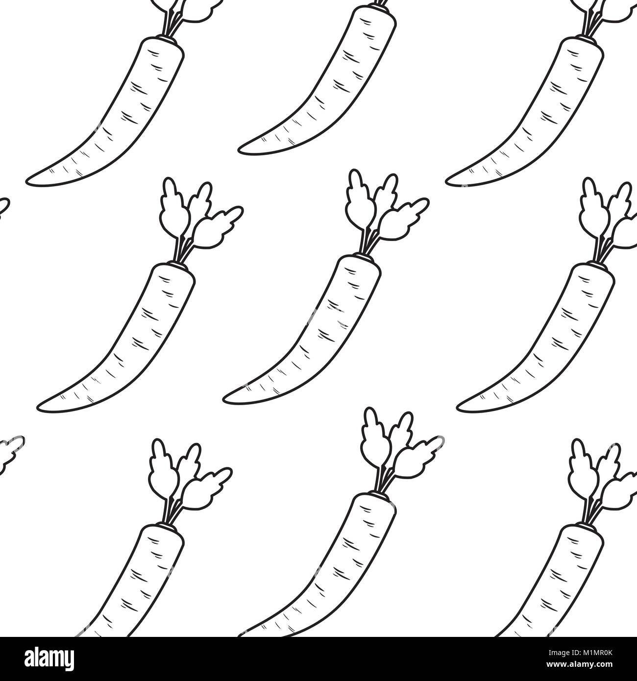 Carrot Black and White Stock Photos & Images - Alamy