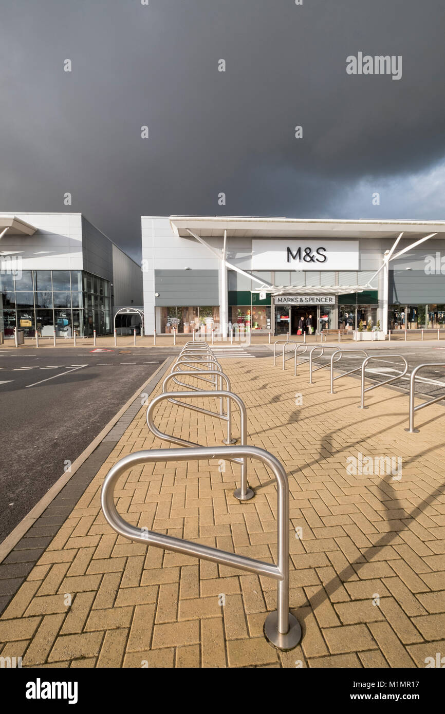 The Marks And Spencer Store At The Deepdale Shopping Complex In Preston Stock Photo Alamy