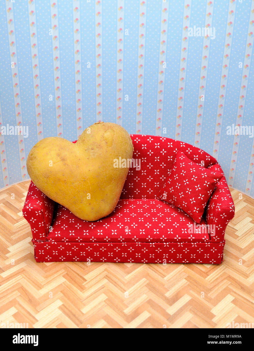 Icon image couch potato, Symbolbild CouchPotato Stock Photo Alamy