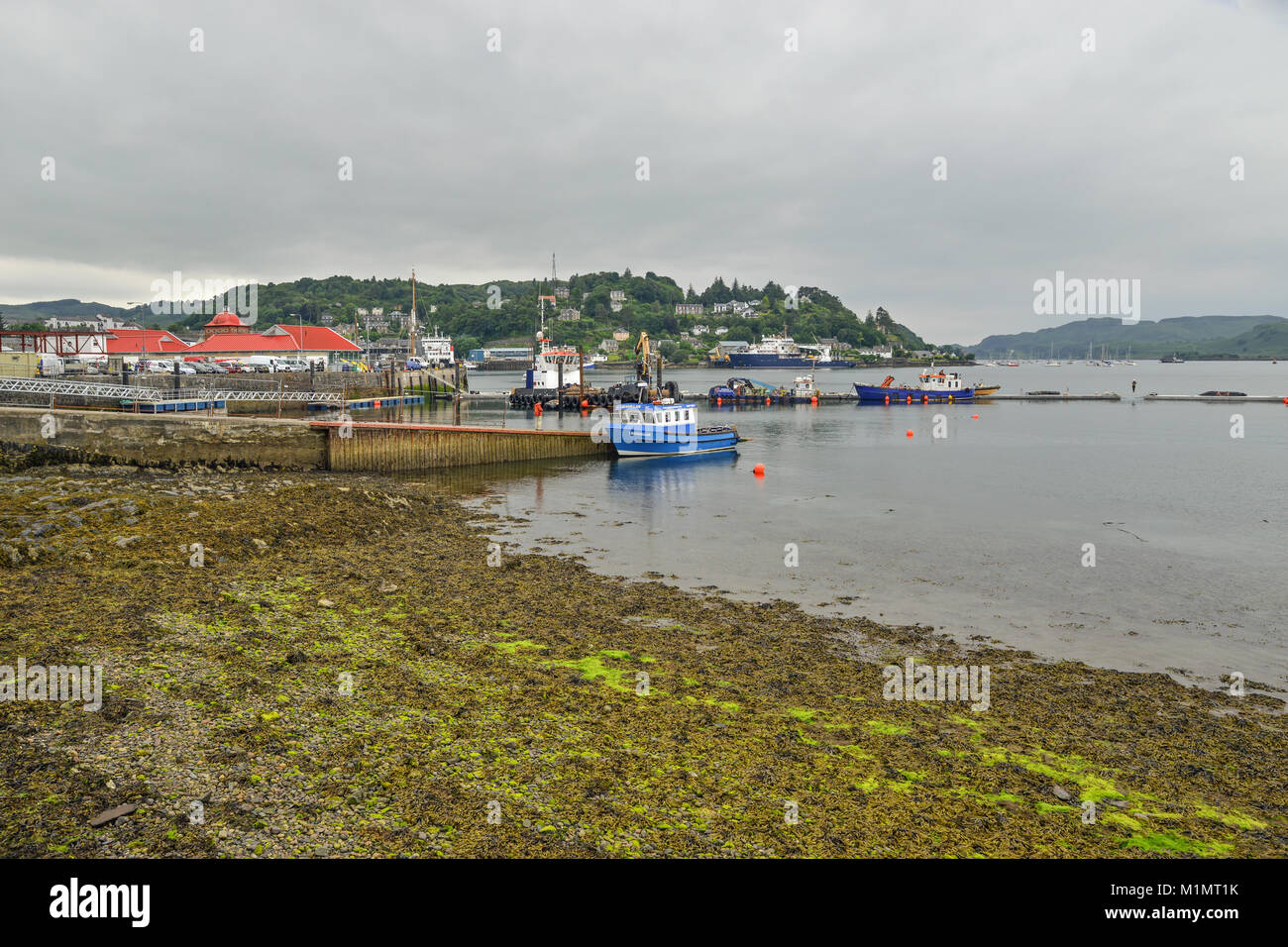 Oban Harbor Scotland UK Stock Photo