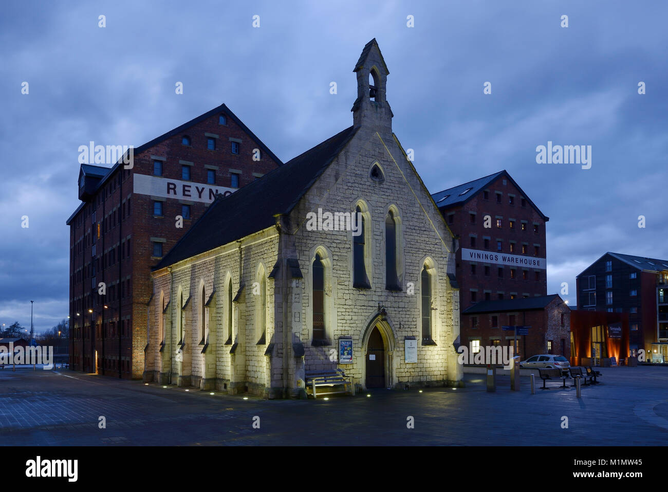 The Mariners Church in the historic docks area of Gloucester City